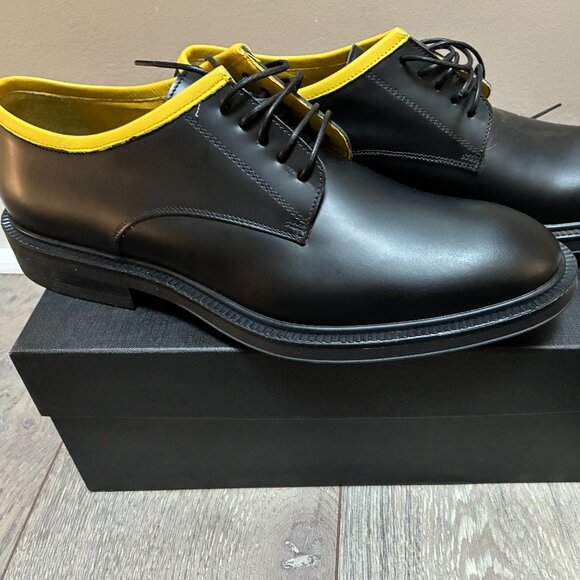 NEW. PAUL SMITH Made in Italy. Rutford Men's lace derby shoes. Black Sz 9 - Picture 5 of 6